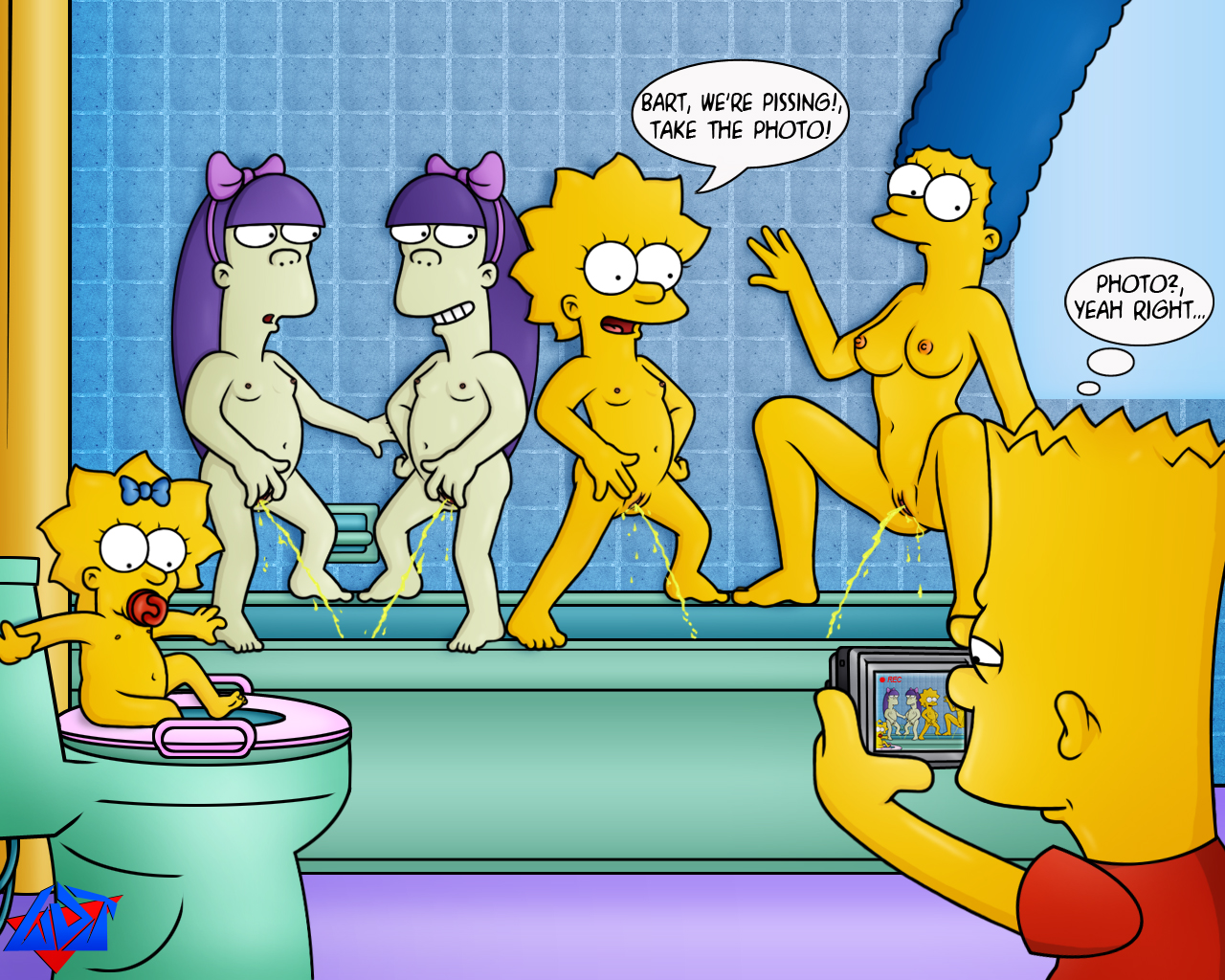 The simpsons nude