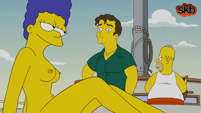 marge simpson naked marge simpson boat