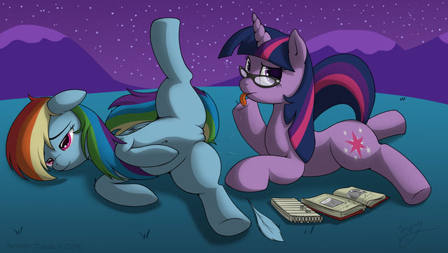 pony porn studytime