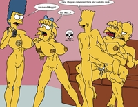 simpson hentai dade marge simpson from simpsons nude having maggie