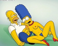 marge simpson naked marge simpson simpsons animated homer porn