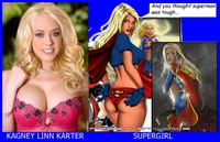 supergirl porn porn star kagney linn karter supergirl superhero female adult film stars their comic book hero counterparts part nsfw