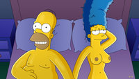 homer and marge bondage good snuggles homer simpson marge simpsons wvs monday