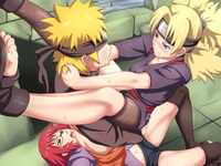 naruto nude ninja threesome naruto hentai temari blonde hentairing