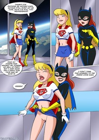 superman and supergirl fucking caa barbara gordon batgirl batman family dcau kara zor linda danvers palcomix supergirl superman