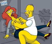 simpsons family hard sex porn homer simpson comics adult toons page