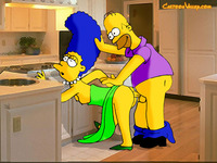 simpsons family hard sex porn simpsons porn cartoons lustful marge simpson gets fucked homer kitchen