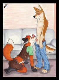 gay furry porn cdb blowjob cute fox furry yaoi gay nude wolf
