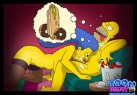 lisa and marge simpsons nude posing porn toon party marge