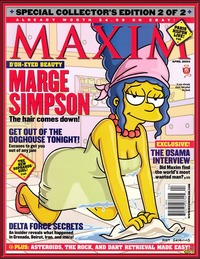 simpsons porn comic marge simpson maxim cover all simpsons channel could way woo hoo