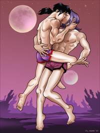 dragon ball hentai wolfpack fight saiyans training gohan kissing trunks yaoi dbz gay hentai bishonen muscle dbkai bara dragon ball kai plnunn entry