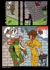 cartoon porn comic books april gets gangbang ninja turtles