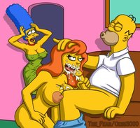 simpsons hentai homer simpson marge mindy simmons fear simpsons odin hentai drawn